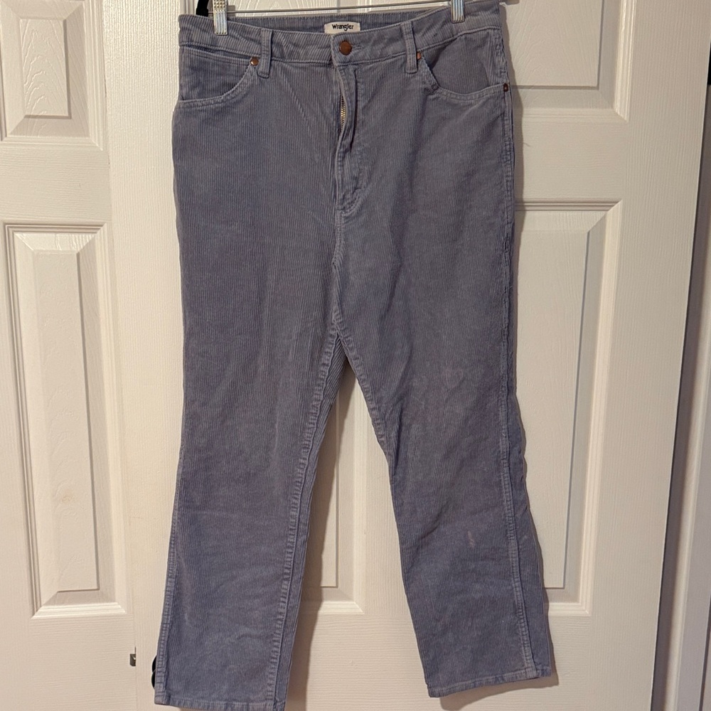 Wrangler Slate Blue Corduroy Trousers